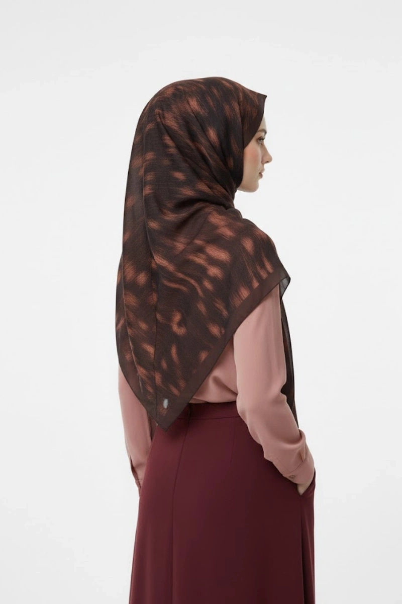 Ceylan Desen Şal Bambi Model - 6