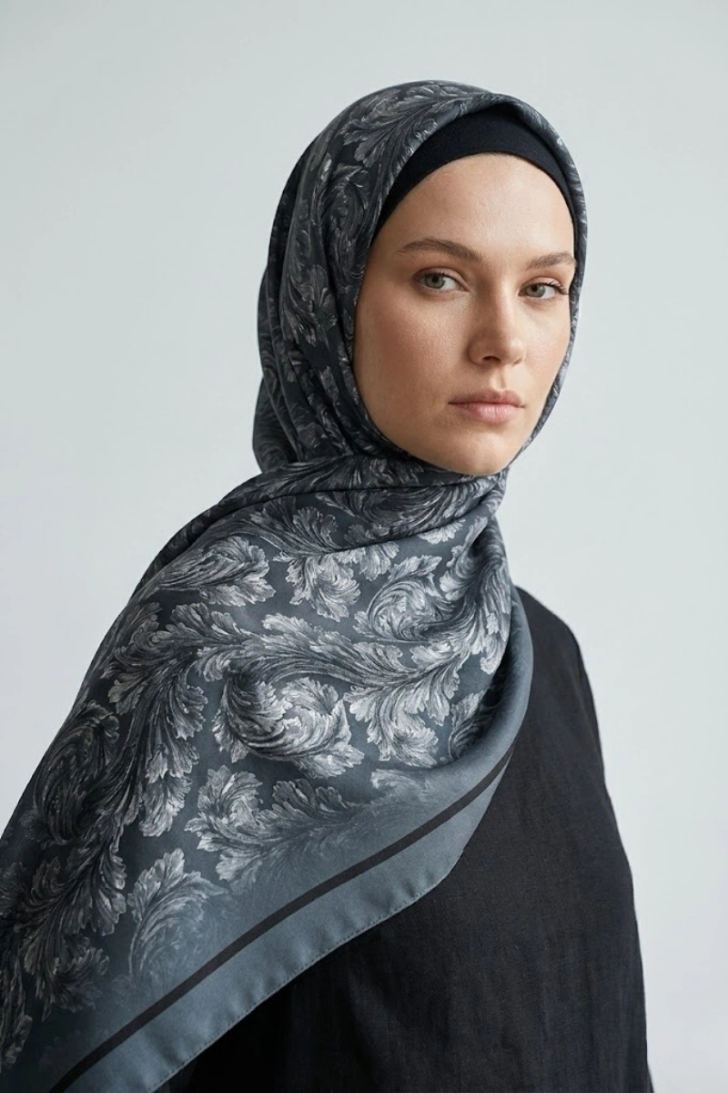 Deva Model Retro Desen Şal - 10