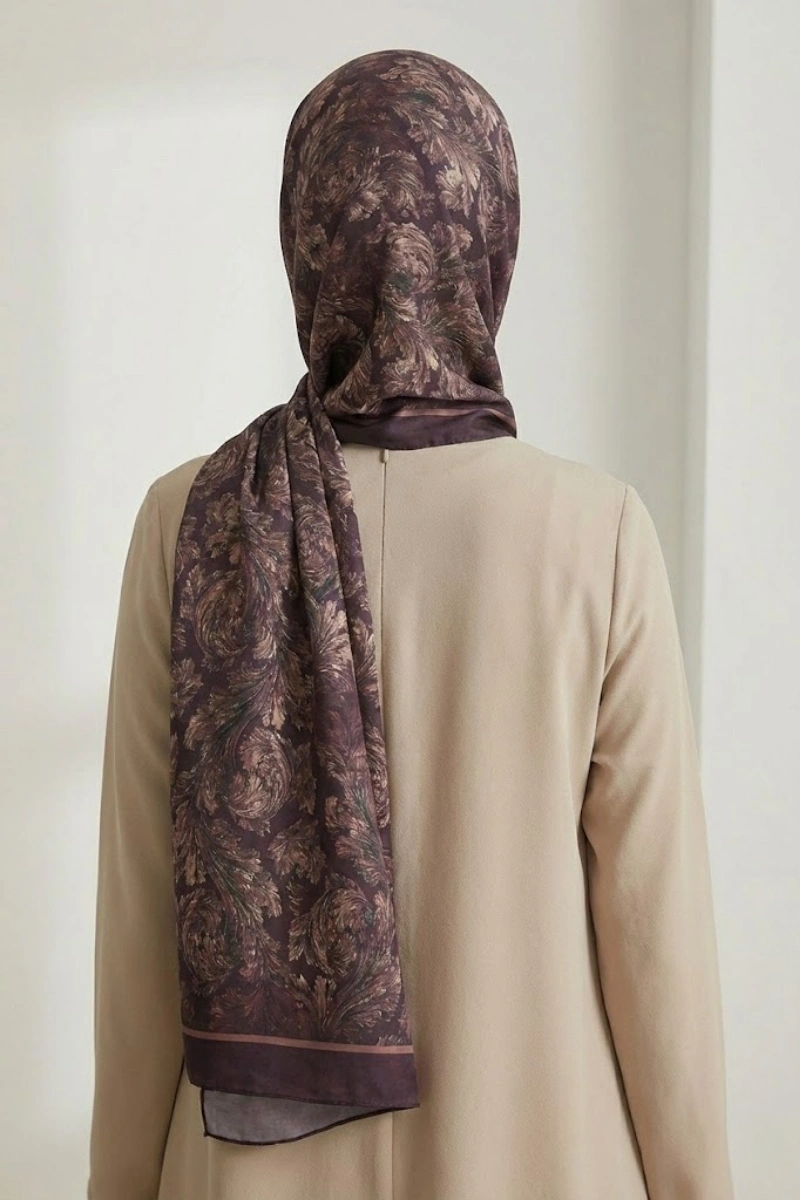 Deva Model Retro Desen Şal - 11