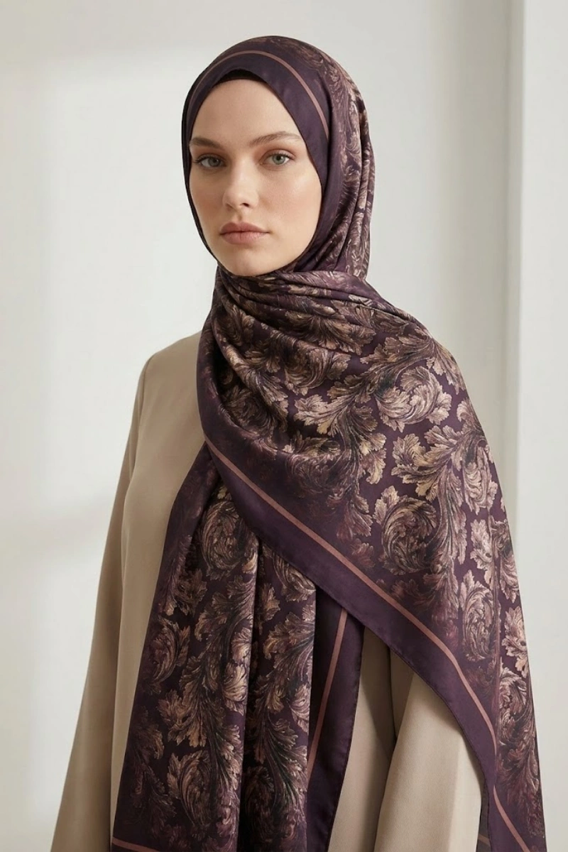 Deva Model Retro Desen Şal - 11