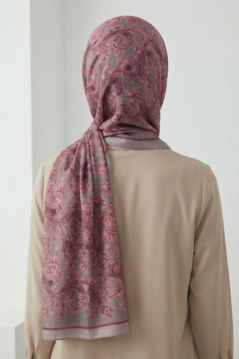 Deva Model Retro Desen Şal - 13