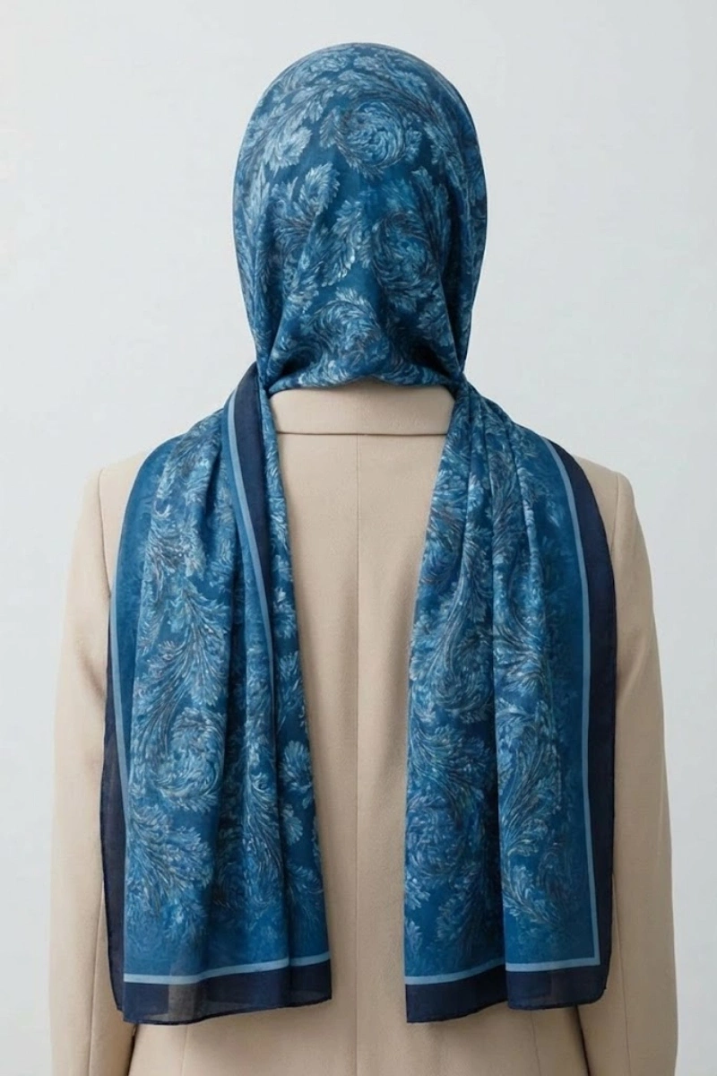 Deva Model Retro Desen Şal - 2