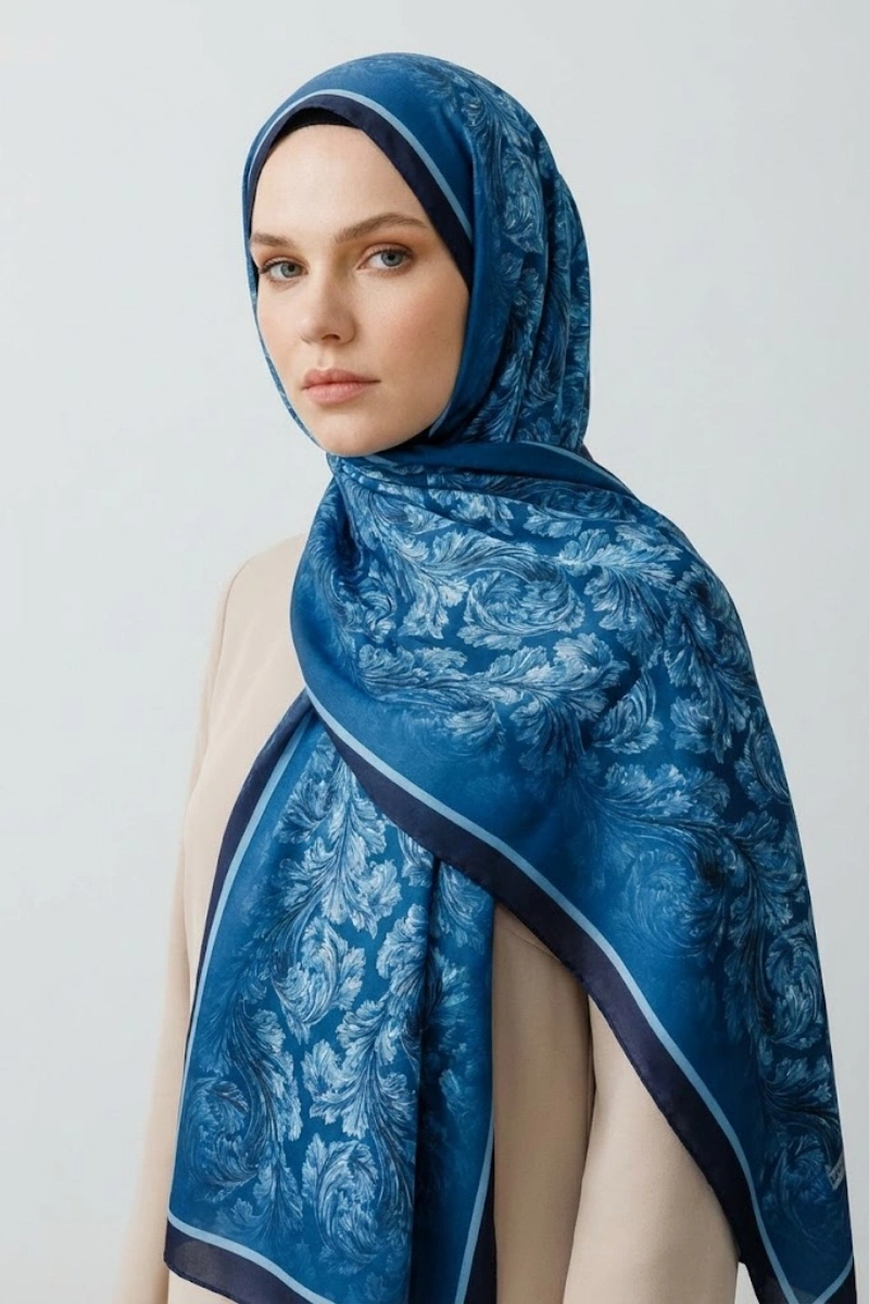 Deva Model Retro Desen Şal - 2