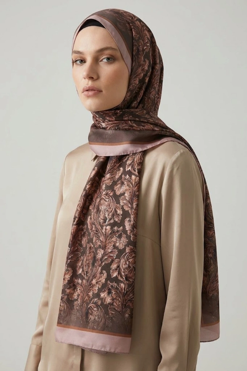 Deva Model Retro Desen Şal - 3