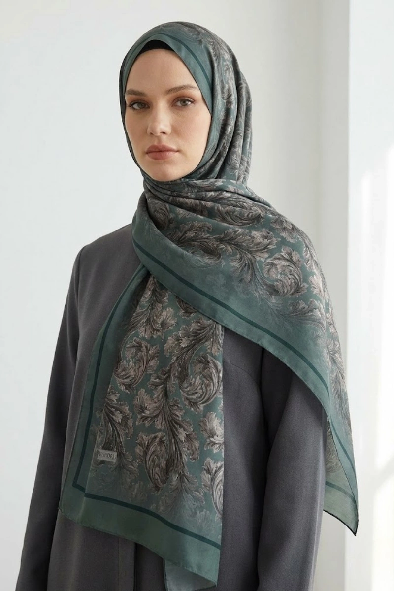 Deva Model Retro Desen Şal - 4