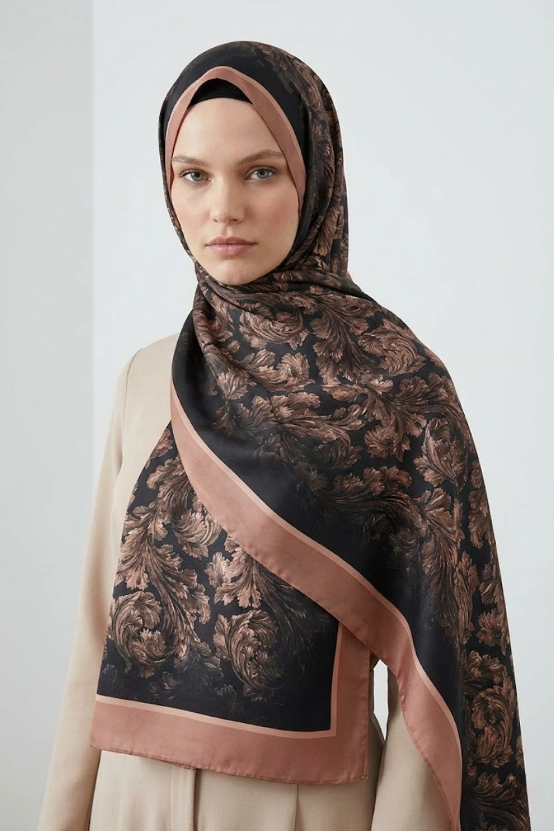 Deva Model Retro Desen Şal - 9