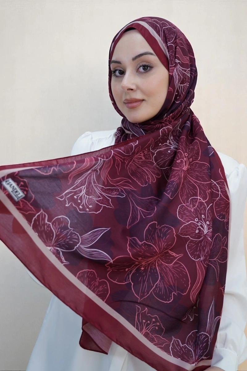 Dörtlü Kombin Retro Desen Şal - Lisa , Duha , Bahar ve Zambak Modelleri