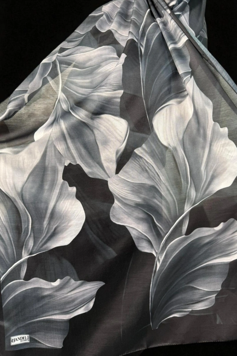 Duha Model Retro Desen Şal siyah