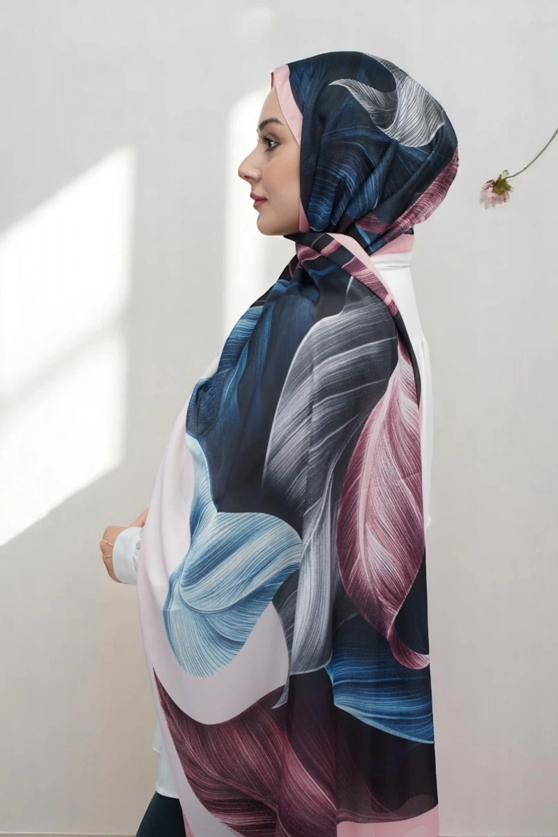 Esinti Model Retro Desen Retro Şal - 12