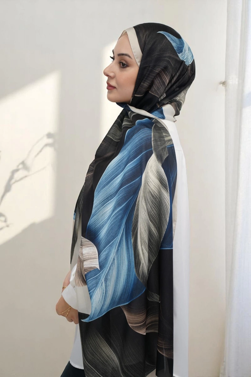 Esinti Model Retro Desen Retro Şal - 7