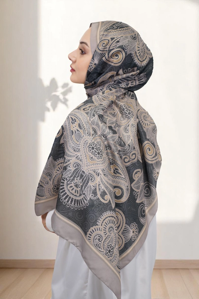 Evora Model Etnik Desen Retro Şal - 3