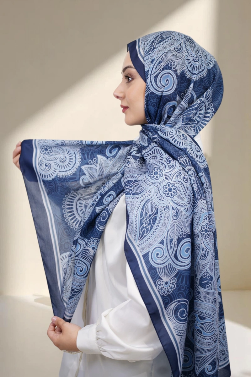 Evora Model Etnik Desen Retro Şal - 6