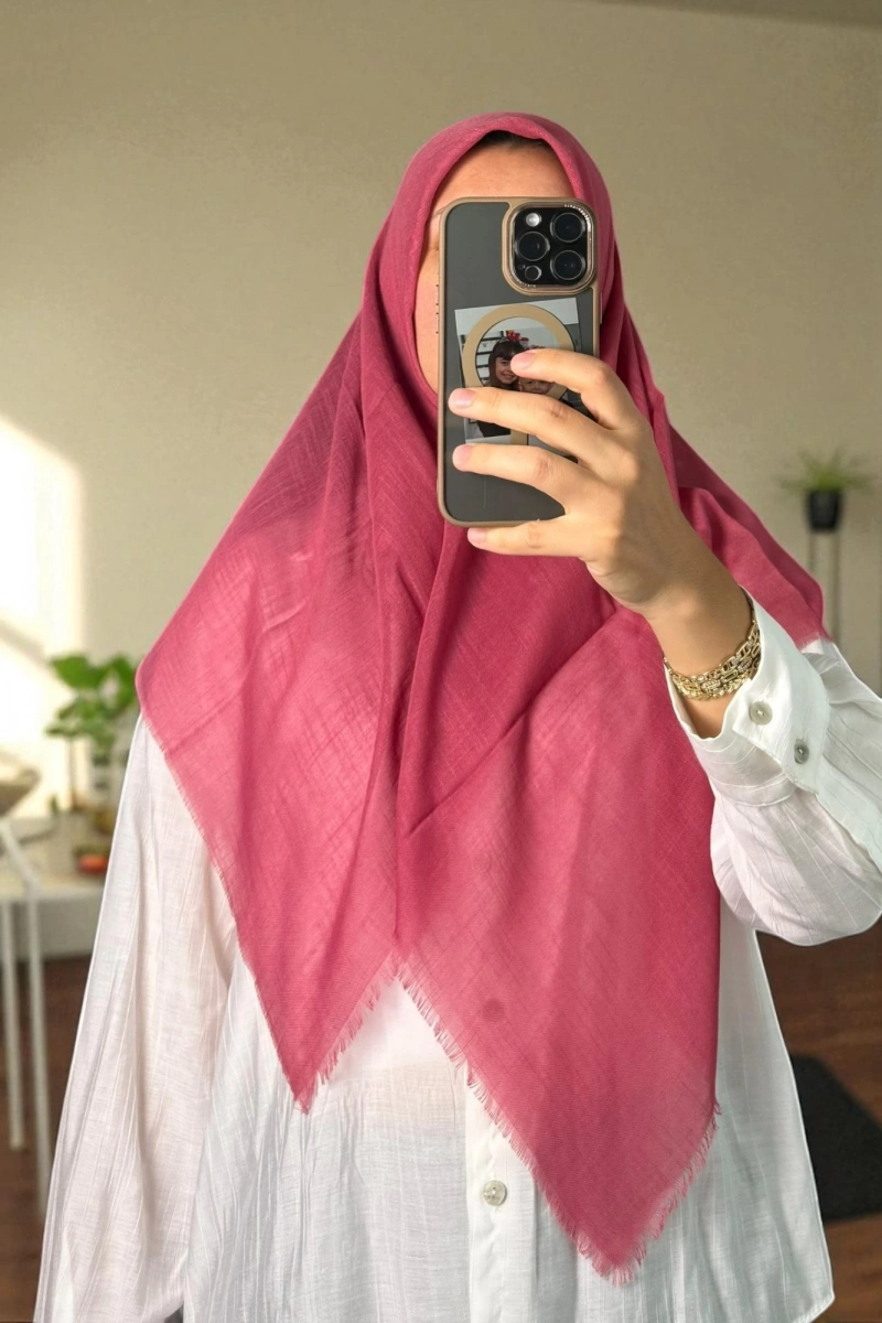 His Model Eşarp - Pembe