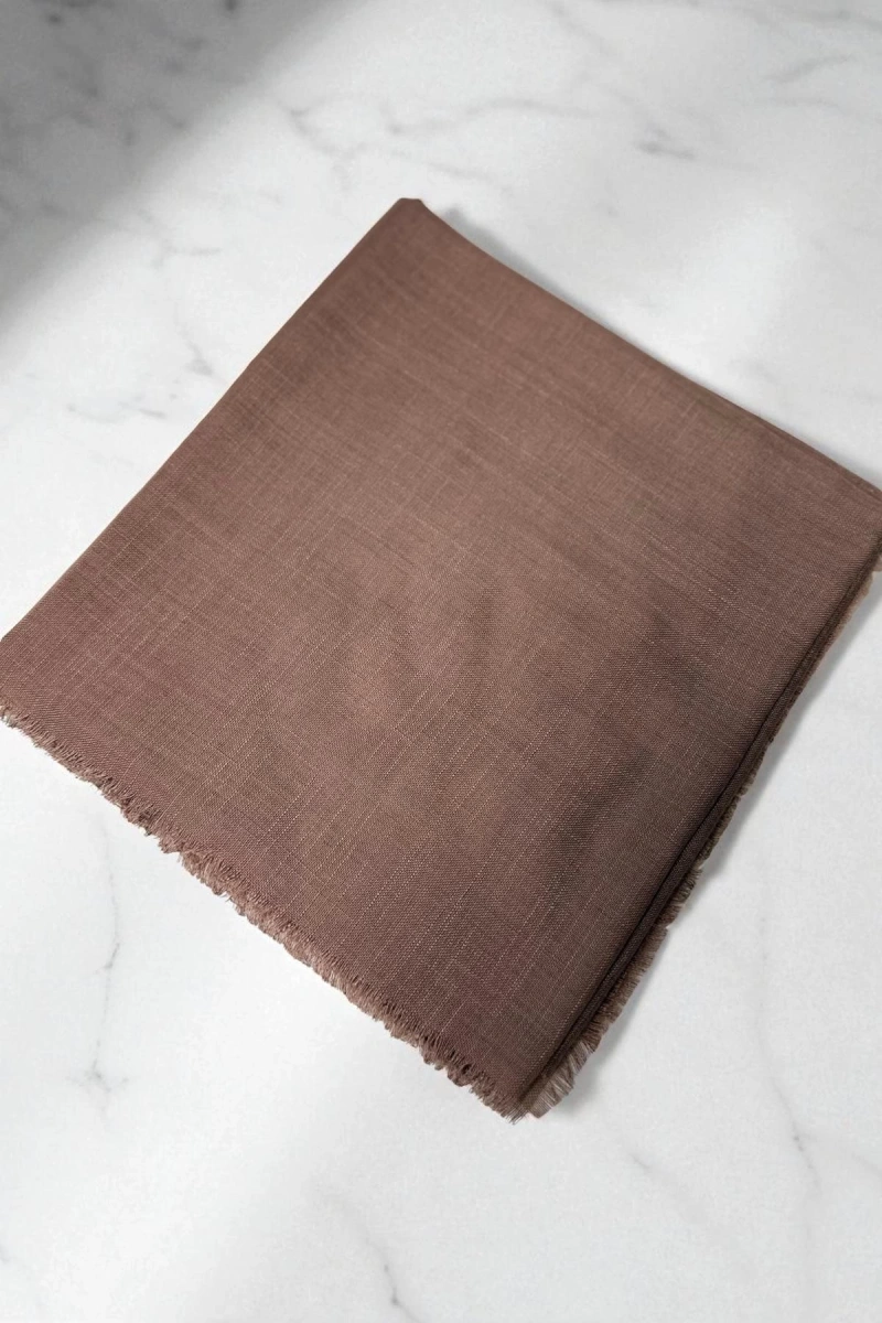 His Model Eşarp - Sütlü kahve