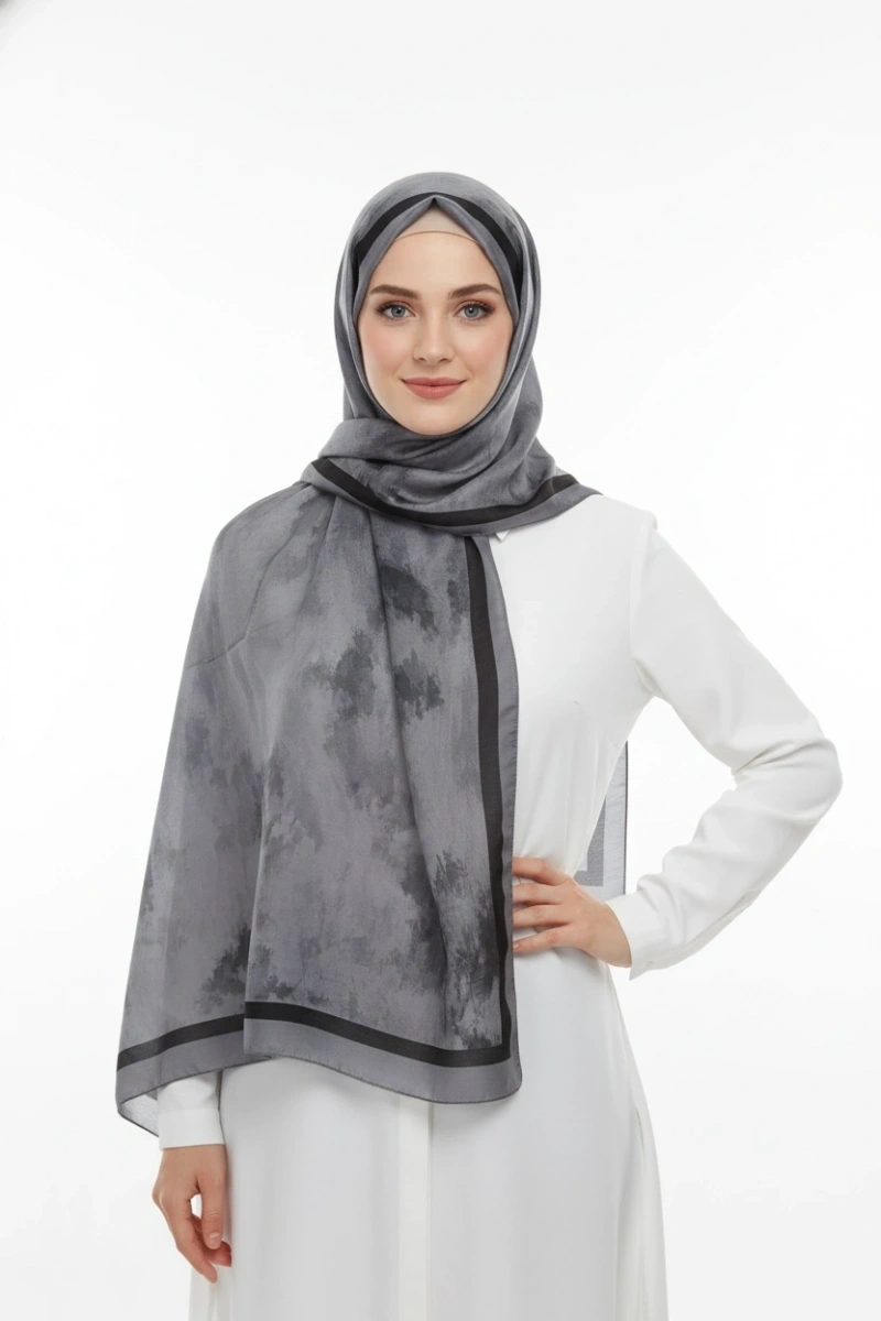 İkili Kombin Retro Desen Şal - Sedef ve Nova Modeli