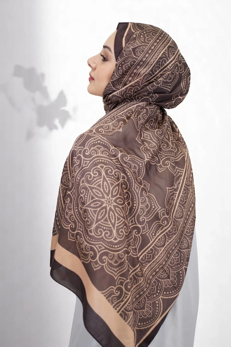 Lisa Model Etnik Desen Retro Şal - 3