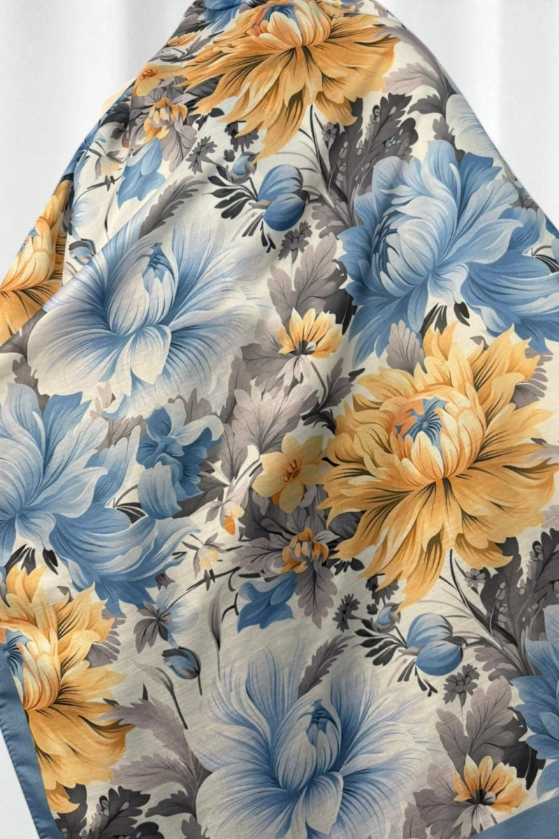 Manolya Model Retro Desen Şal - 3