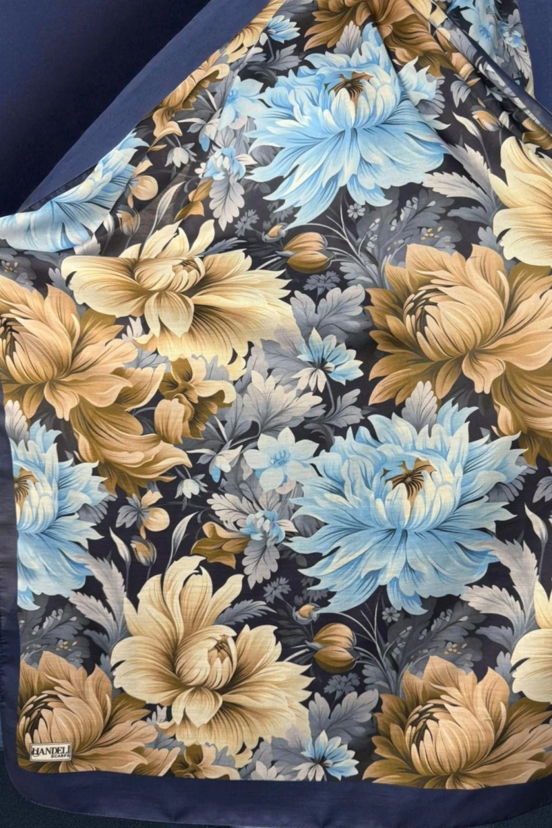 Manolya Model Retro Desen Şal - 6