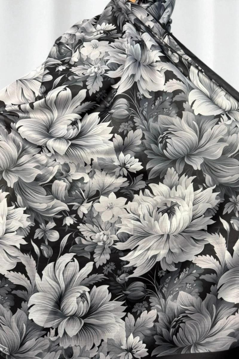 Manolya Model Retro Desen Şal - 5