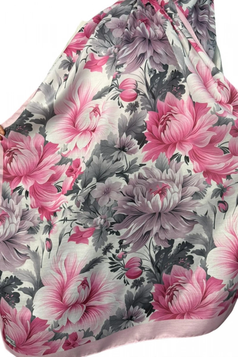 Manolya Model Retro Desen Şal - 7