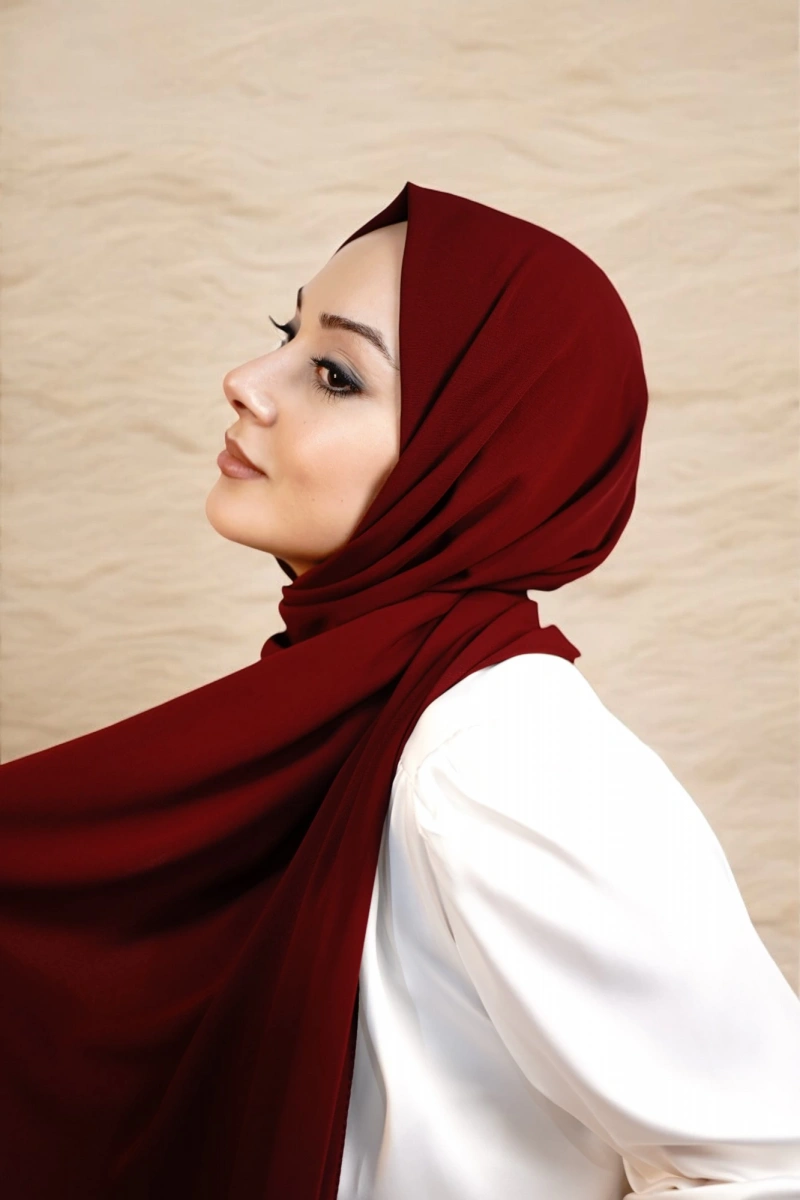 Medine İpeği Lüks Seri - Bordo