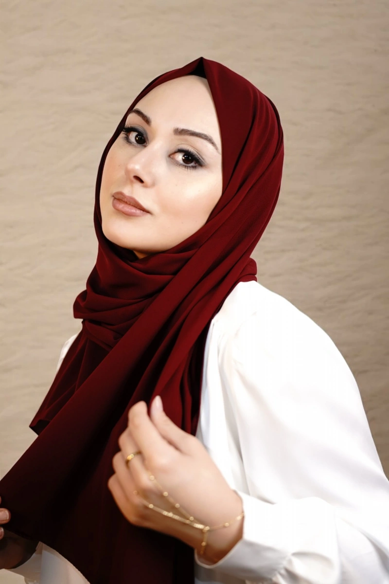 Medine İpeği Lüks Seri - Bordo