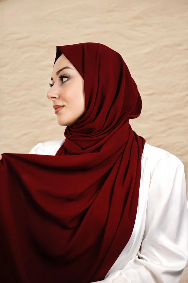 Medine İpeği Lüks Seri - Bordo