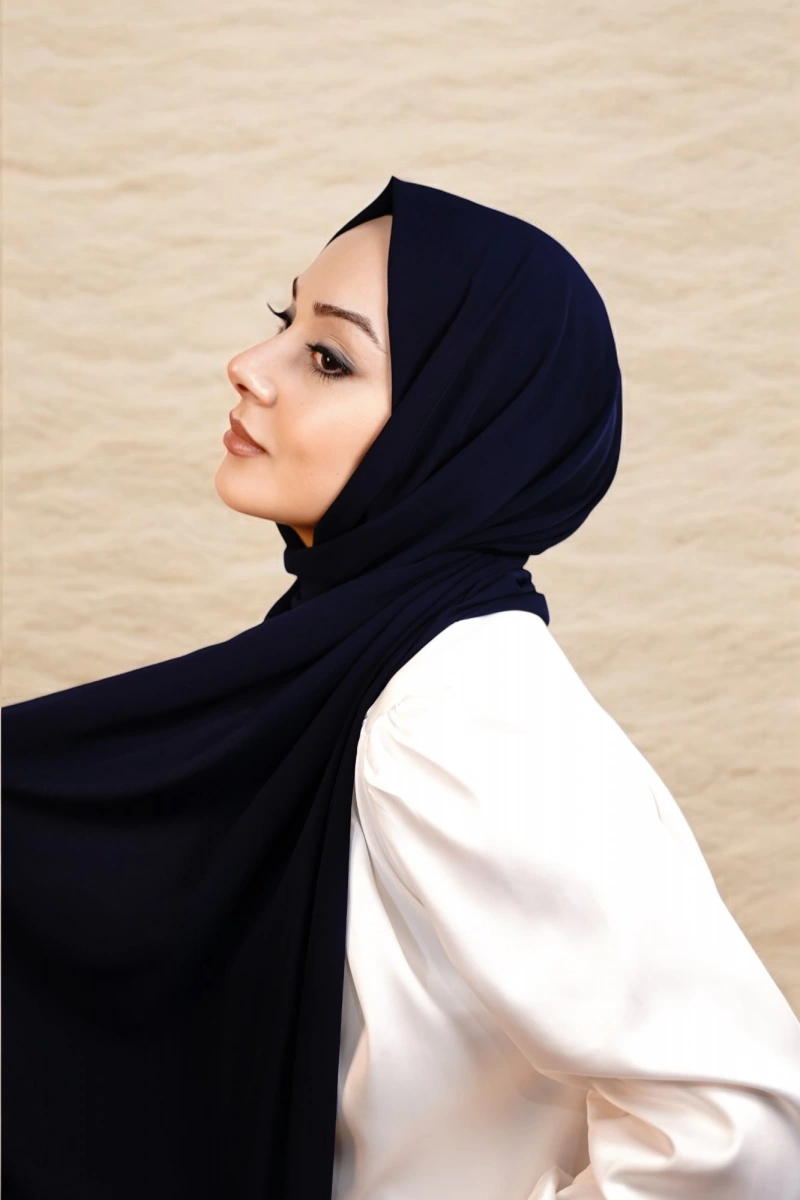 Medine İpeği Lüks Seri - Lacivert