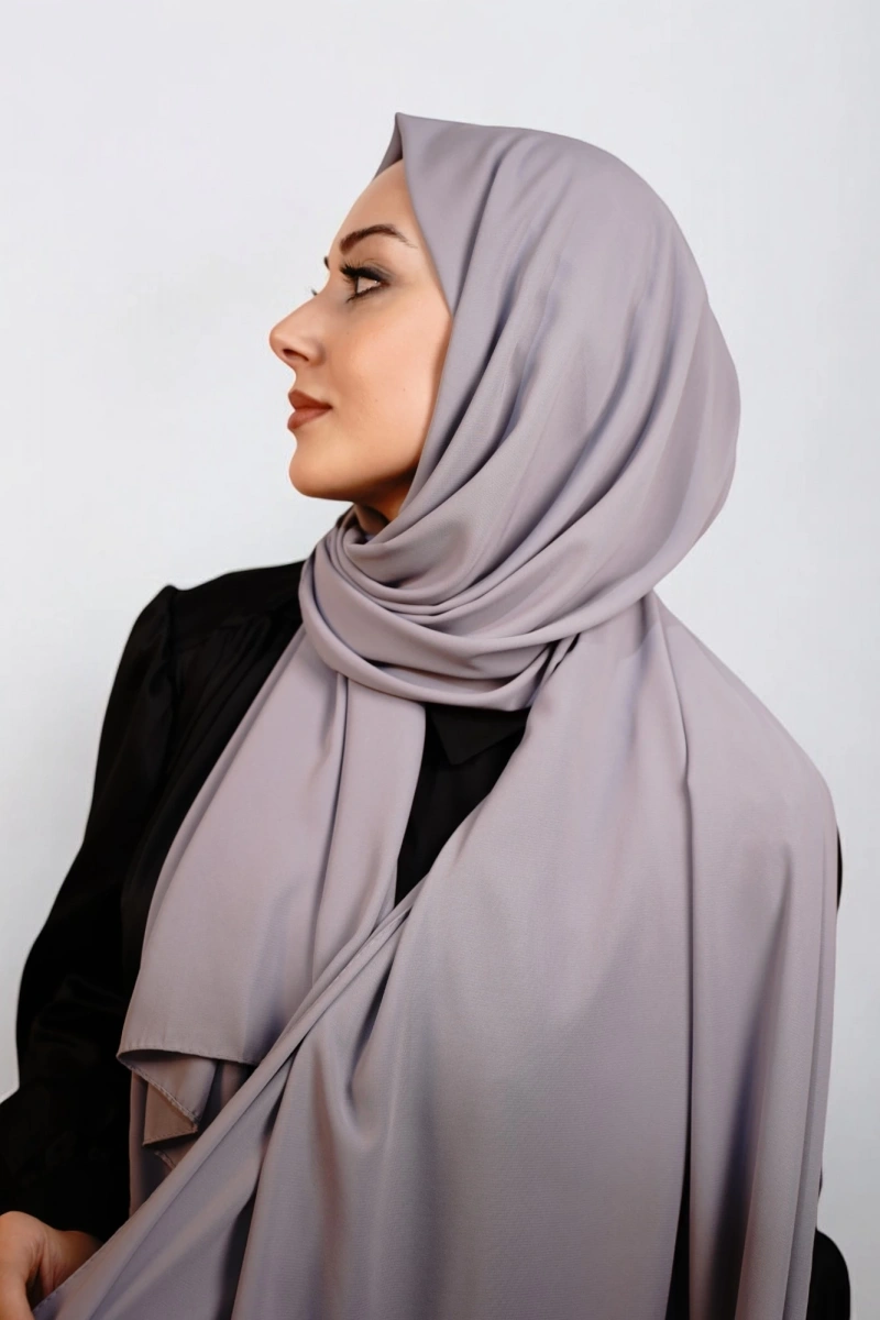 Medine İpeği Lüks Seri - Gümüş Gri