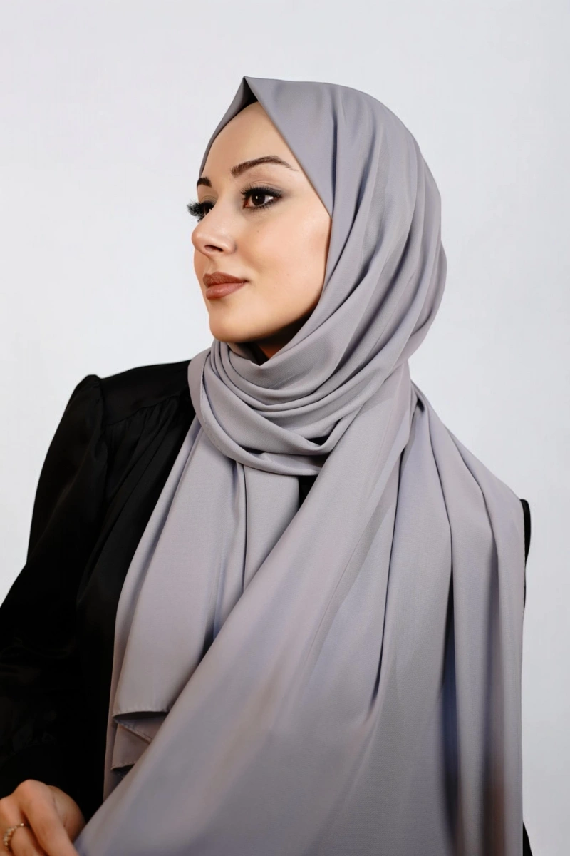 Medine İpeği Lüks Seri - Gümüş Gri