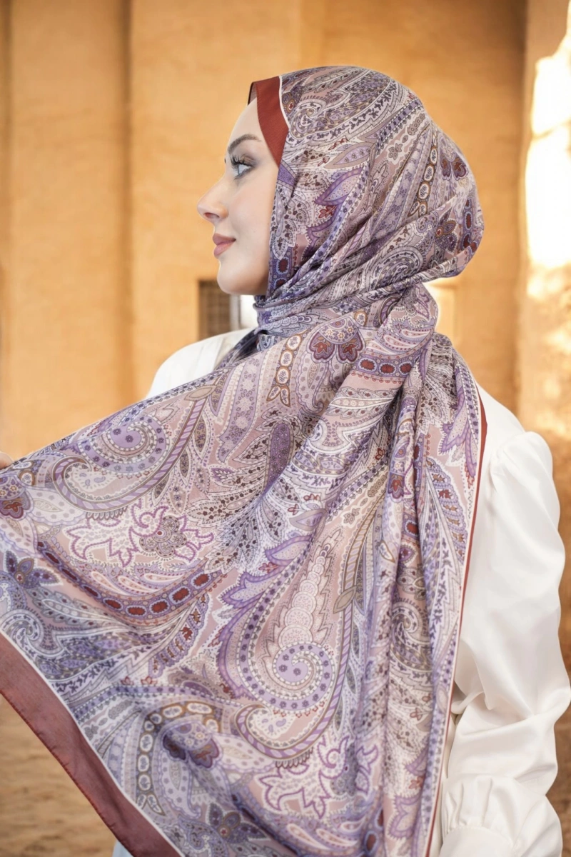 Mostar Model Retro Desen Şal - 6