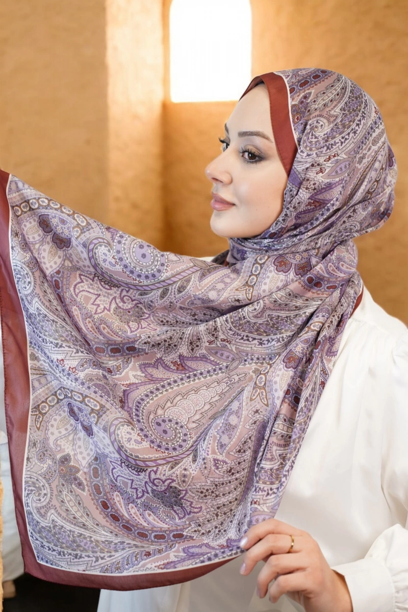 Mostar Model Retro Desen Şal - 6