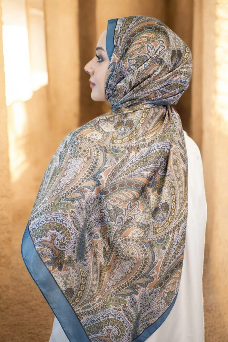 Mostar Model Retro Desen Şal - 9