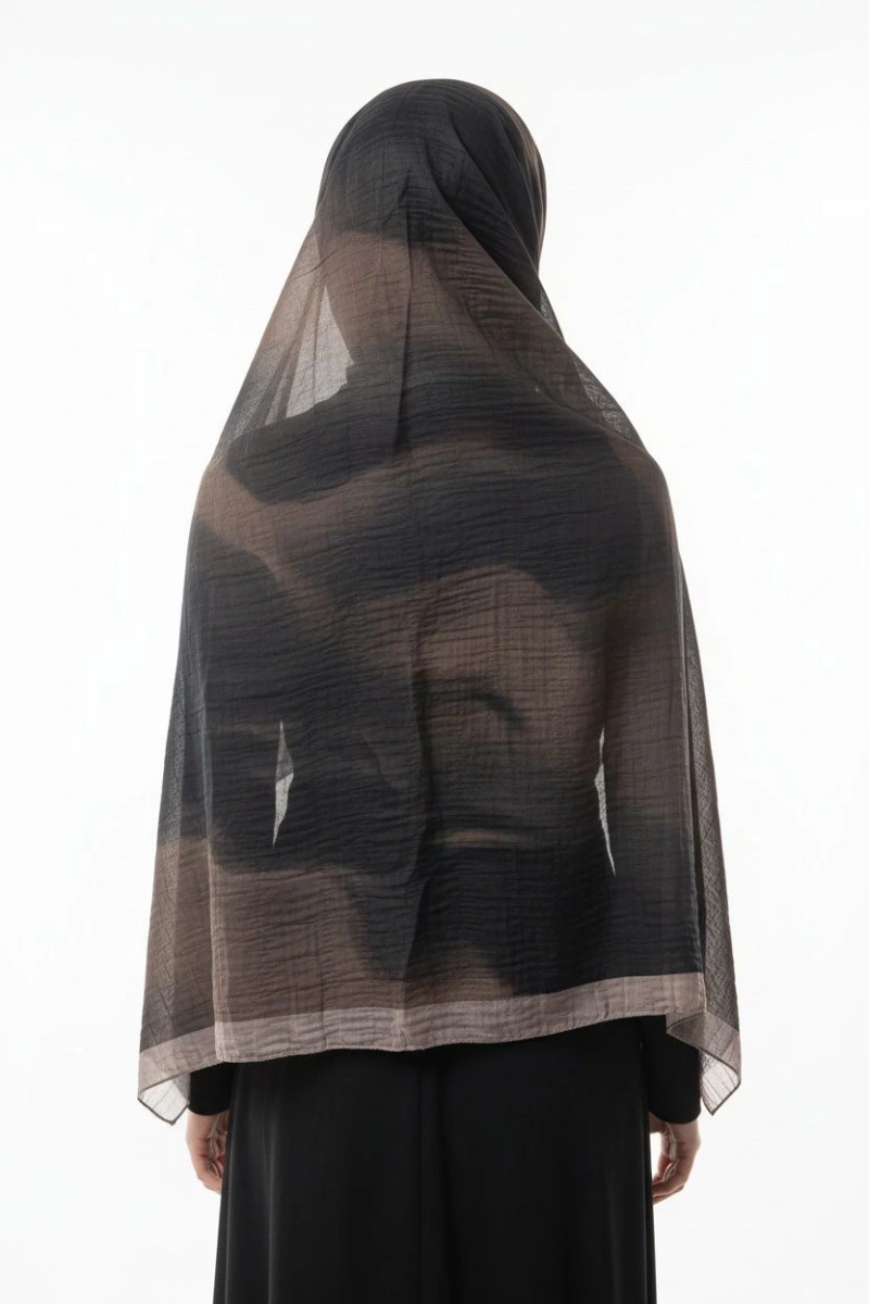 Müslin Şal Rüzgar Desen - Dört Mevsim Konfor - 2