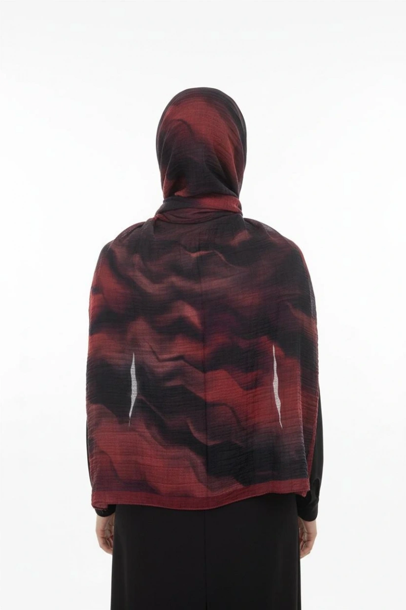 Müslin Şal Rüzgar Desen - Dört Mevsim Konfor - 3