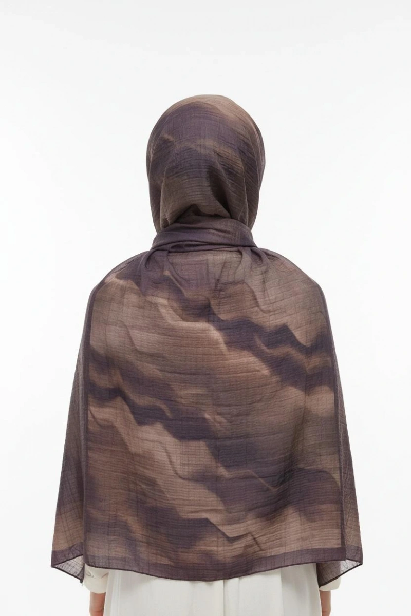 Müslin Şal Rüzgar Desen - Dört Mevsim Konfor - 4