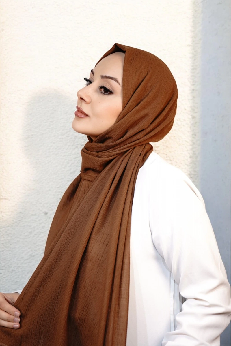 Organik Pamuk Şal - Toprak