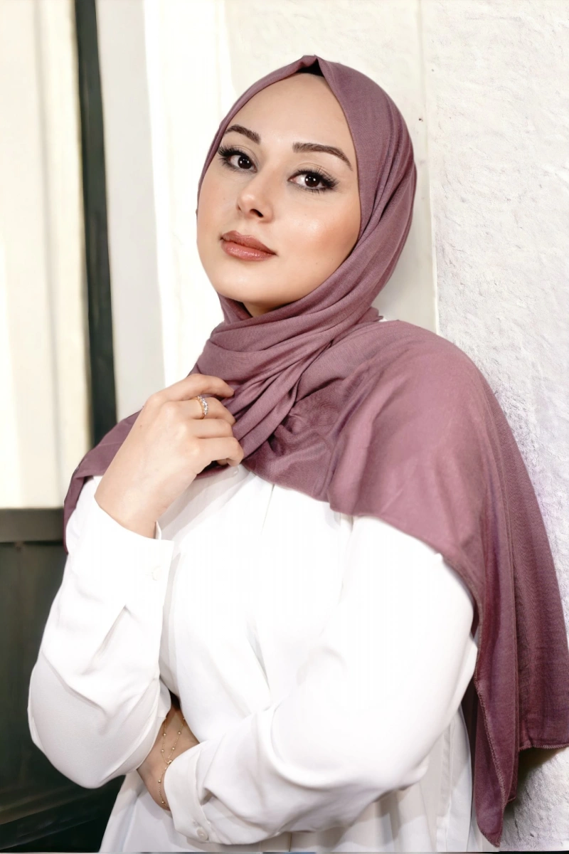 Penye Şal Lüks - Gül Kurusu