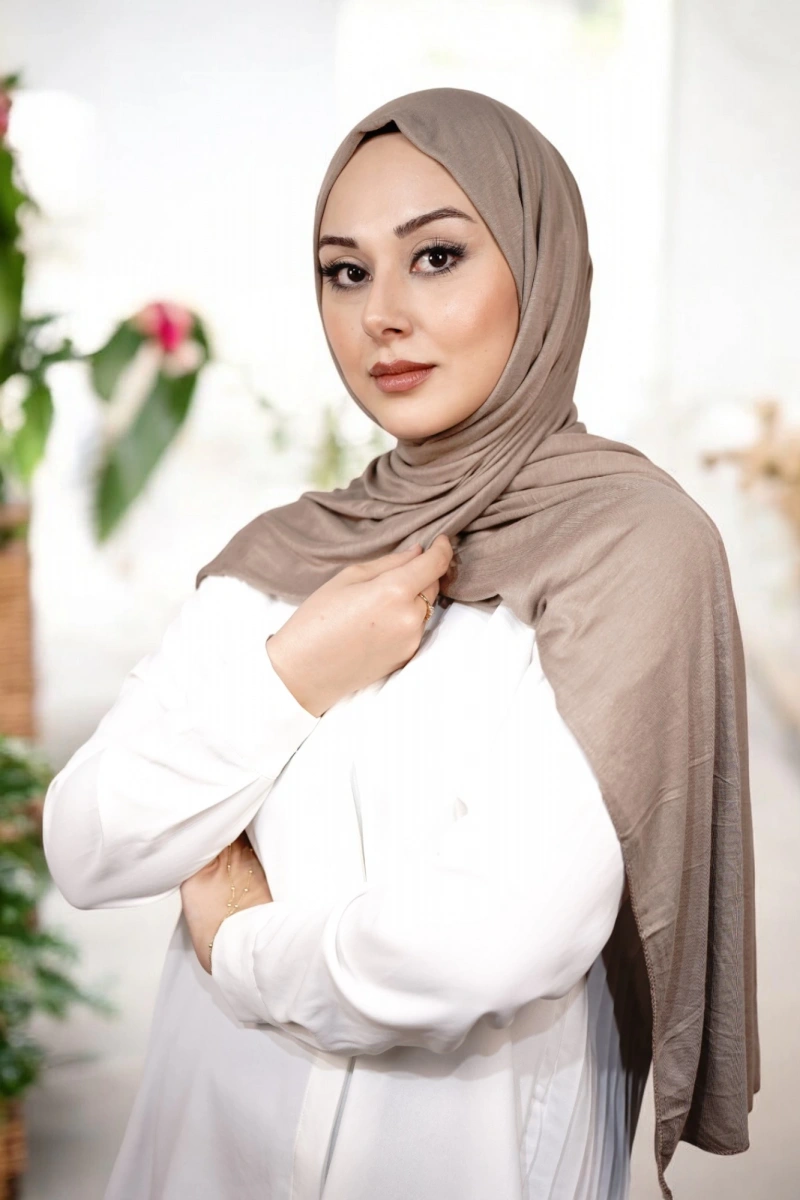 Penye Şal Lüks - Vizon