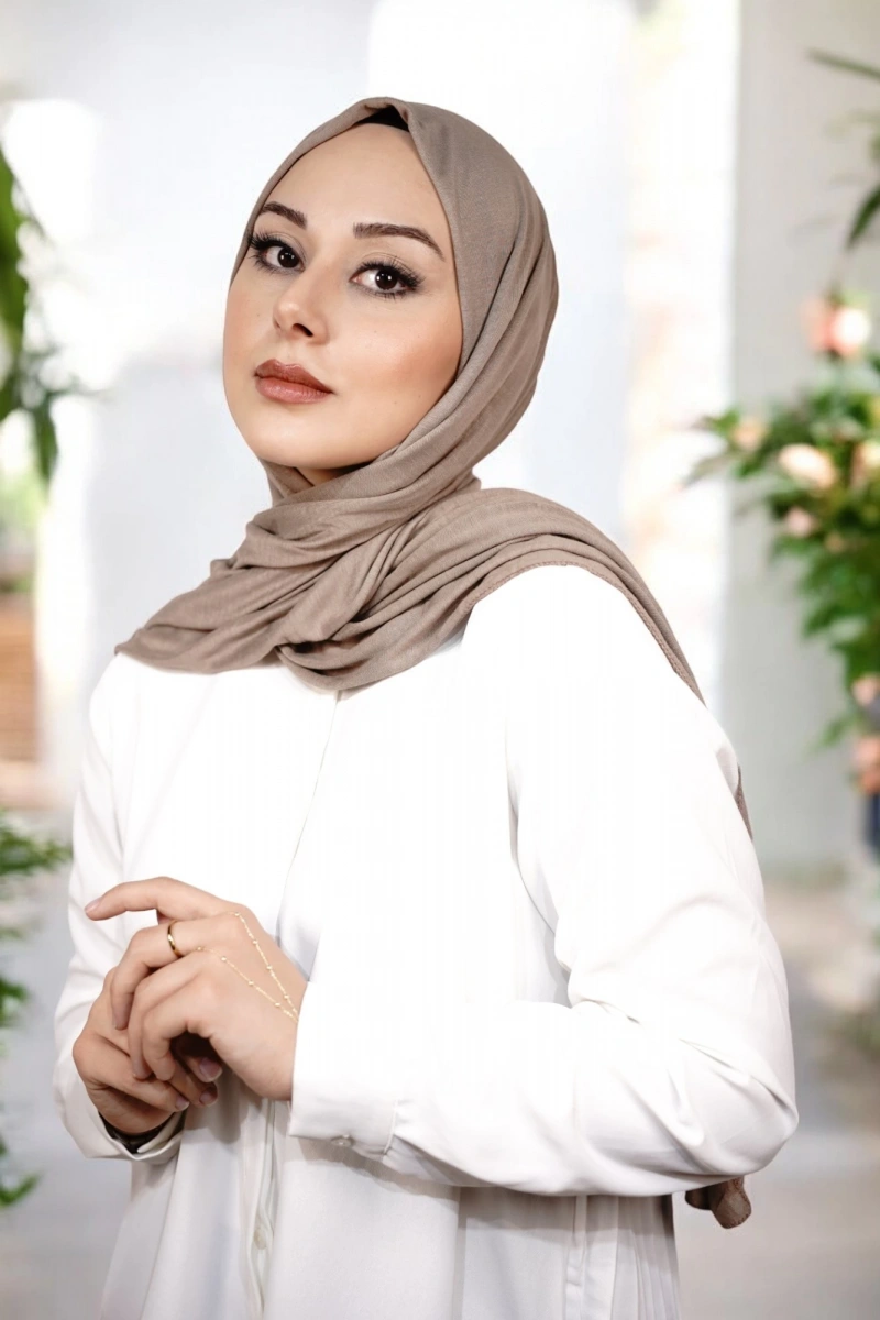 Penye Şal Lüks - Vizon