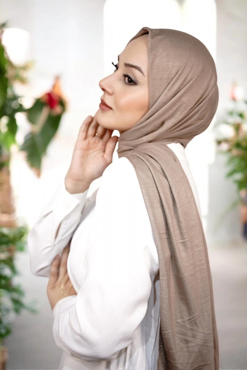 Penye Şal Lüks - Vizon