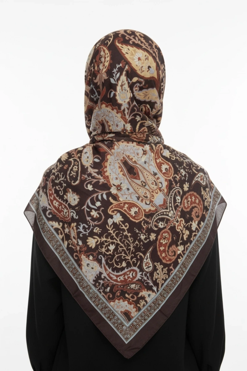 Retro Desen Etnik Şal - 1