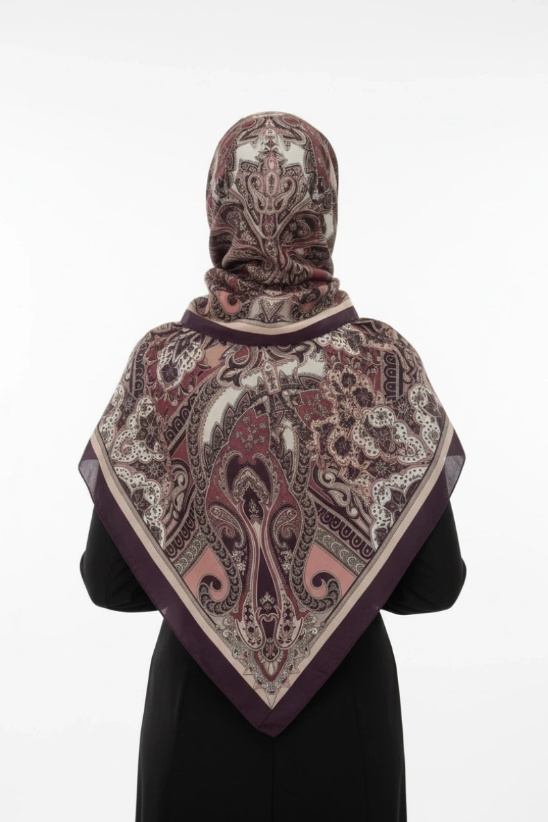 Retro Desen Etnik Şal - 2