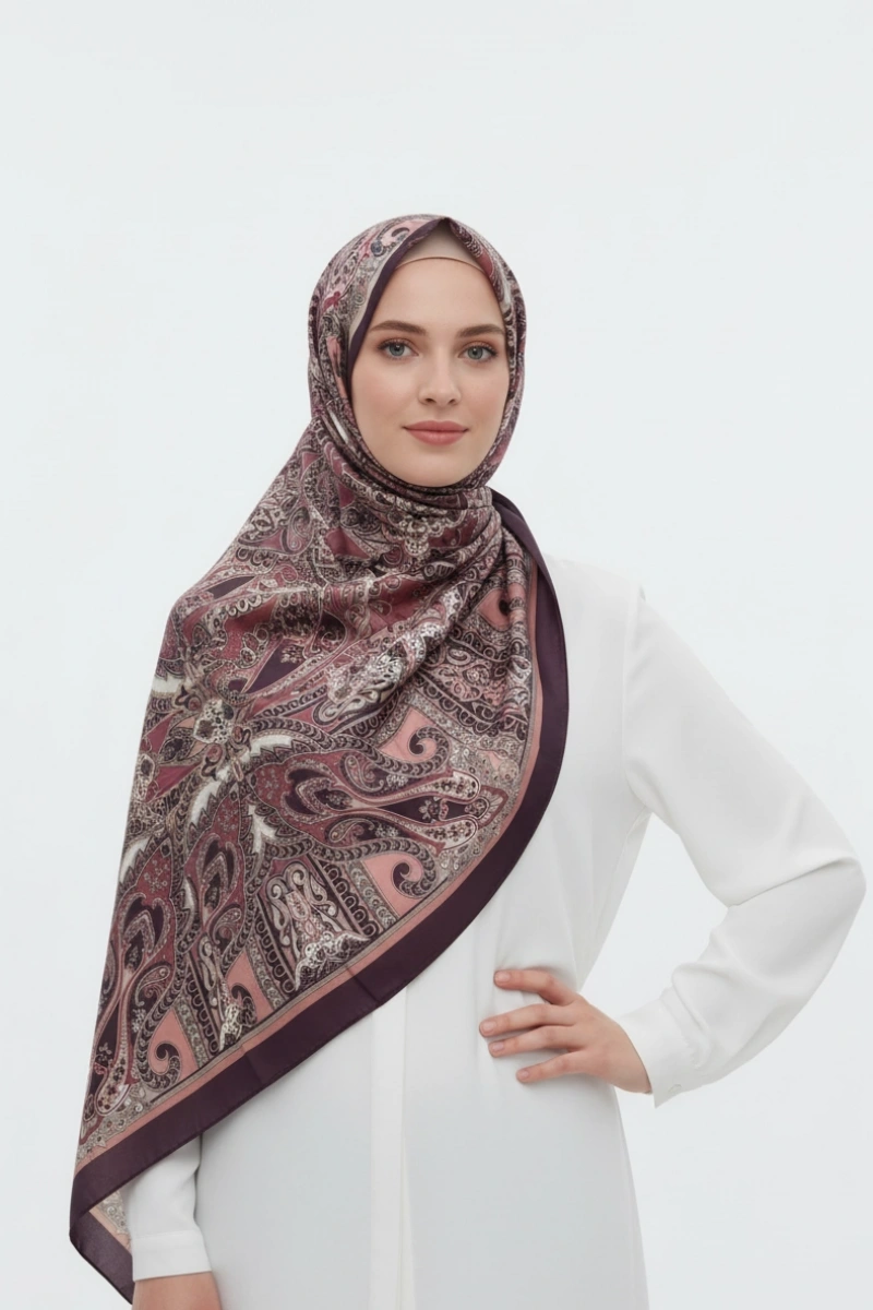 Retro Desen Etnik Şal - 2