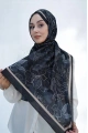 Zambak Model Retro Desen Retro Şal - 13