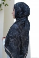 Zambak Model Retro Desen Retro Şal - 13