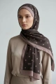 Puantiyeli Model Retro Desen Şal - 10