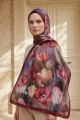 Spring Model Retro Desen Şal Lale - 11