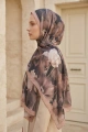 Spring Model Retro Desen Şal Lale - 13