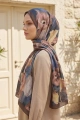 Spring Model Retro Desen Şal Lale - 16